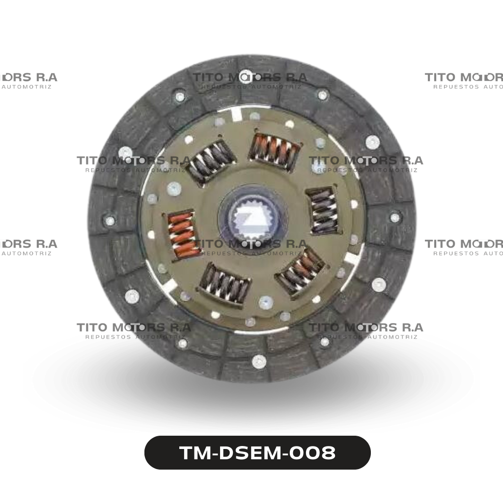 Disco de Embrague de Nissan A12 / A13 / A14 / A15  (Dia. Ext.: 180 mm; Dia. Int.: 125 mm; Dientes: 18) – TM-DSEM-008