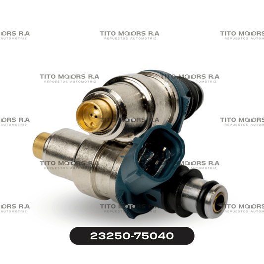 Inyector de Gasolina Toyota 2RZ FE / 3RZ  -  Toyota Hilux / Tacoma  (Color Azul) – TM-INY-008 / 23250-75040