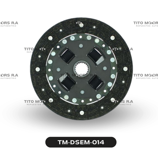 Disco de Embrague de Toyota 3A - Toyota Corolla / Tercel / Celica (Dia. Ext.: 190 mm; Dia. Int.: 132 mm; Dientes: 21) – TM-DSEM-014