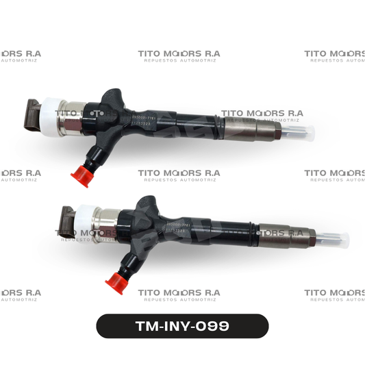 Inyector Common Rail Toyota 2KD - Toyota Hilux Vigo (Mod. 2004-2015) / Hiace (Mod. 2004-2009) (2.5 L; 2 Pines; Diesel) – TM-INY-099 / 23670-30300