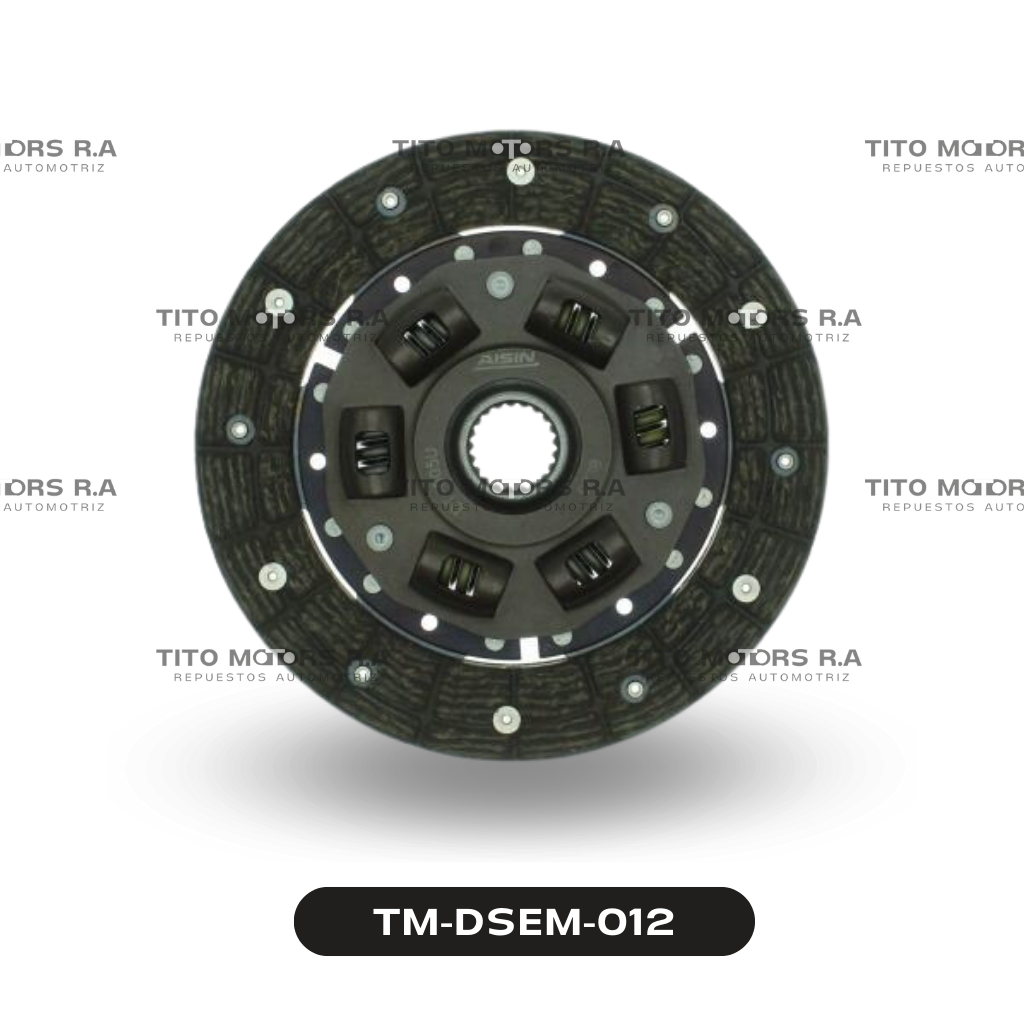 Disco de Embrague de Toyota 2E - Toyota Starlet / Avila / Yaris (Dia. Ext.: 180 mm; Dia. Int.: 125 mm; Dientes: 21) – TM-DSEM-012