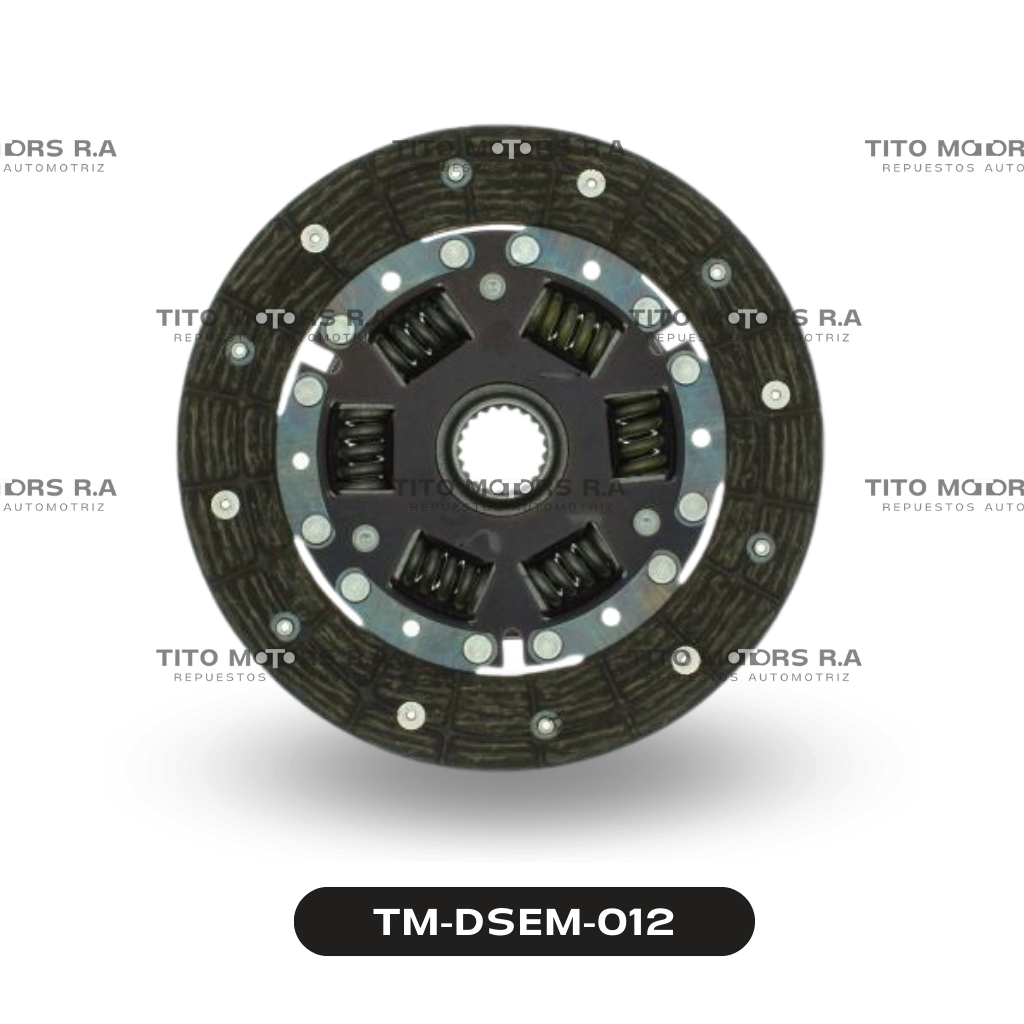 Disco de Embrague de Toyota 2E - Toyota Starlet / Avila / Yaris (Dia. Ext.: 180 mm; Dia. Int.: 125 mm; Dientes: 21) – TM-DSEM-012