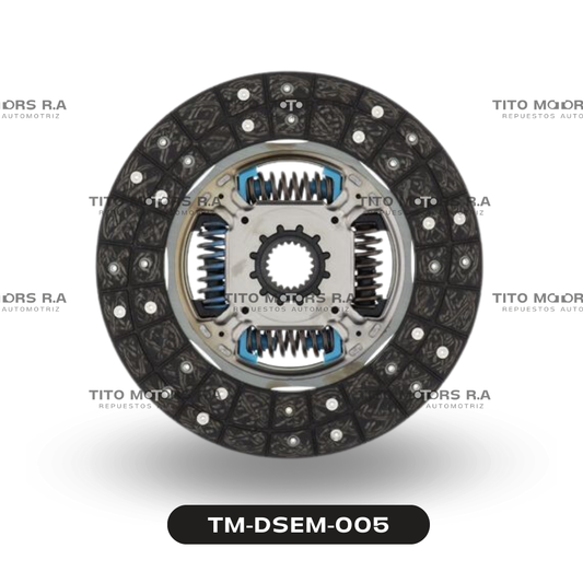 Disco de Embrague de Toyota 2TR / 3RZ / 5VZ - Toyota Hilux / Tacoma / 4Runner  (Dia. Ext.: 250 mm; Dia. Int.: 160 mm; Dientes: 21; Mod. 1997-2015) – TM-DSEM-005