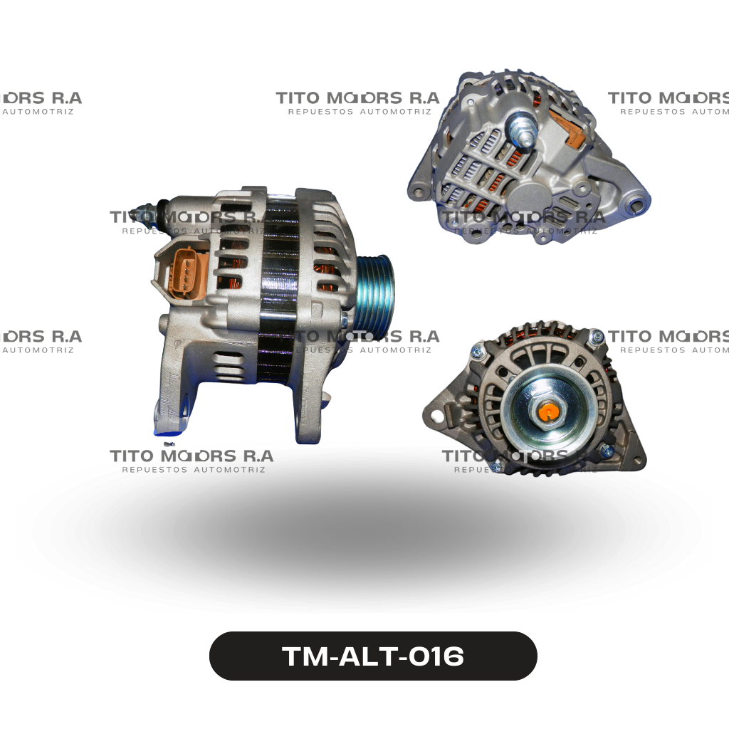 Alternador Mitsubishi 4G65 / 4G13 - Mitsubishi Triton L200 / Lancer  (12 V; 90 AMP) – TM-ALT-016