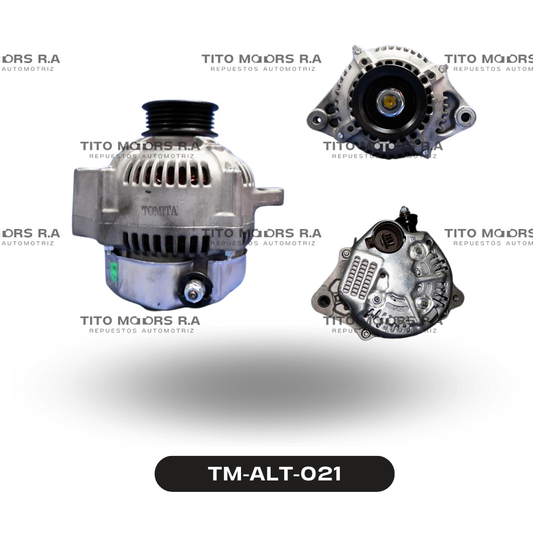 Alternador Toyota 4A / 5A  (12 V; 65 AMP; Enchufe Redondo) – TM-ALT-021