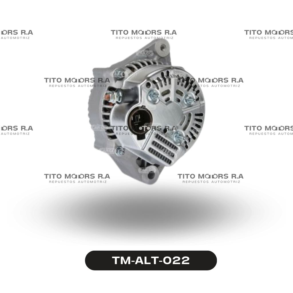 Alternador Toyota Corolla 4A / 5A  (12 V; 65 AMP; Enchufe Redondo (3 Pines)) – TM-ALT-022