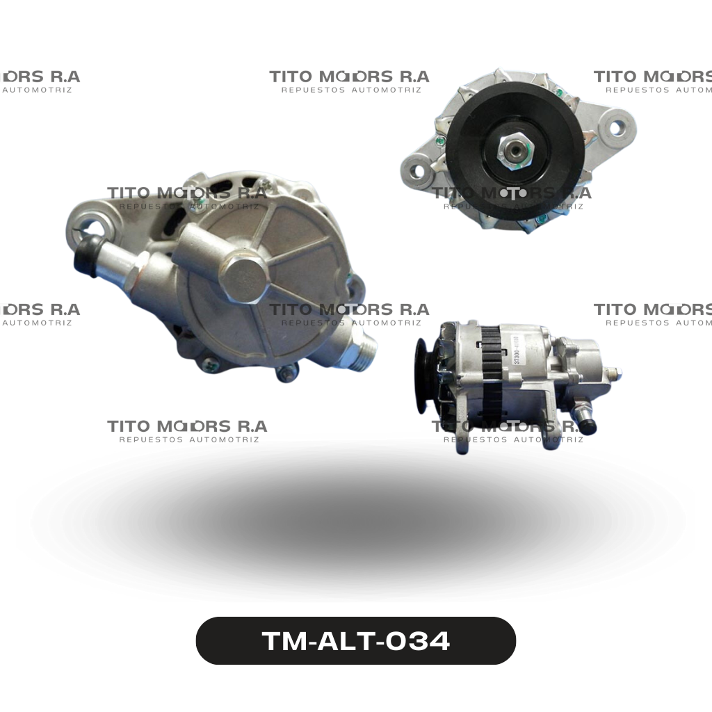 Alternador Hyundai 4D30 / 4D31 / 4D32 - Hyundai Canter  (24 V; 65 AMP; C/Bomba Vacio ) – TM-ALT-034