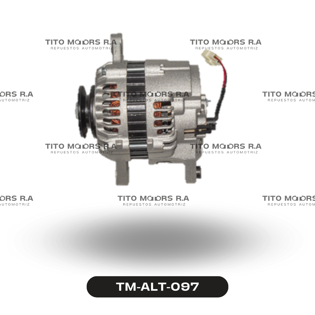 Alternador Chery QQ QQ3 Motor DA465 (1.1L) / Daewoo Damas   (12 V; 75 AMP; Polea V;) – TM-ALT-097