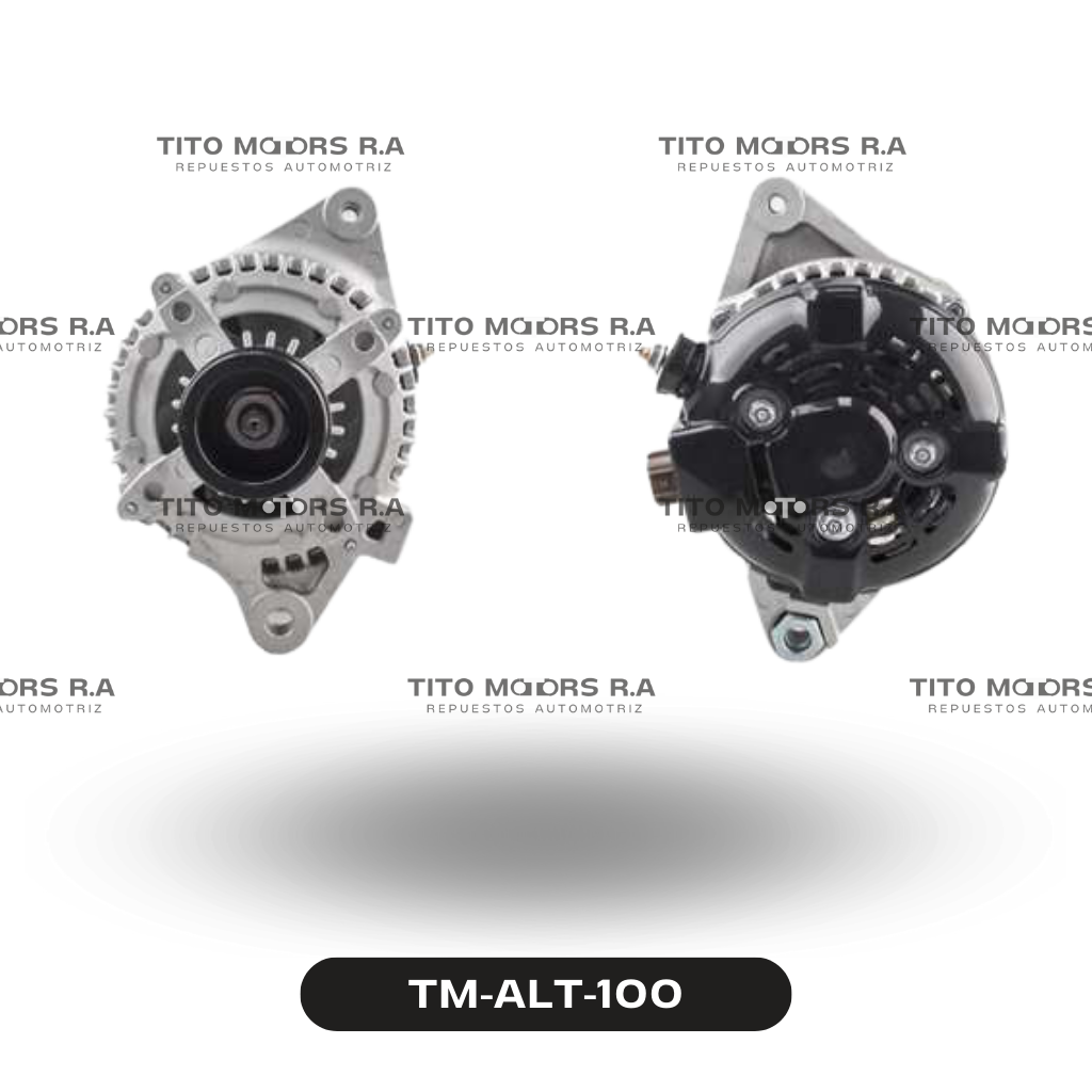 Alternador Toyota 1ZZ / 22R - Toyota Corolla / Matrix   (12 V; 110 AMP; Sistema DENSO; 4 Pines) – TM-ALT-100