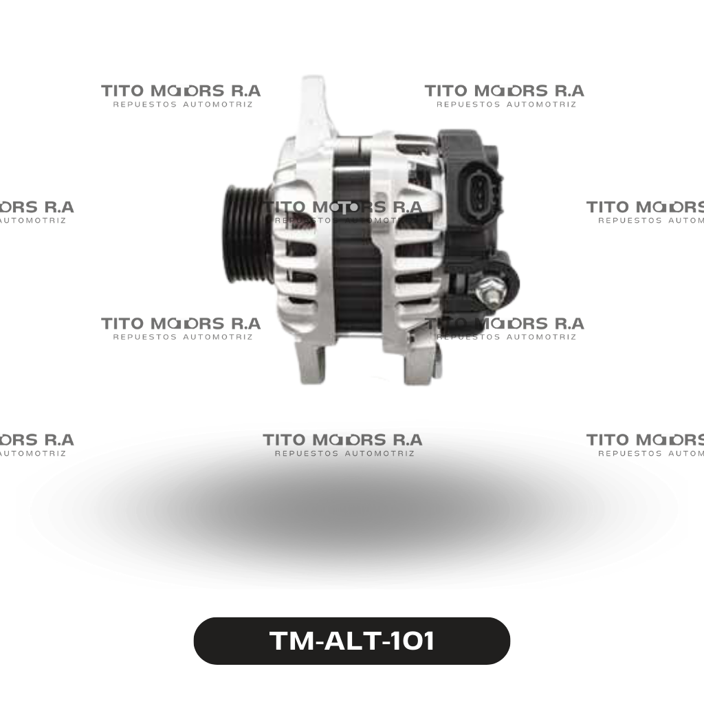 Alternador Hyundai Accent / Kia Rio  (12 V; 90 AMP; 2 Pines; 6PK; Mod. 2012-2015; Sistema VALEO) – TM-ALT-101